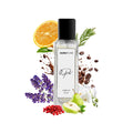 Aurafume 0PM 20ml Parfum with notes of orange blossom, pear, pink pepper, coffee, jasmine, patchouli, vanilla, and cedar.