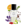 Aurafume 0PM 50ml Parfum with notes of orange blossom, pear, pink pepper, coffee, jasmine, patchouli, vanilla, and cedar.