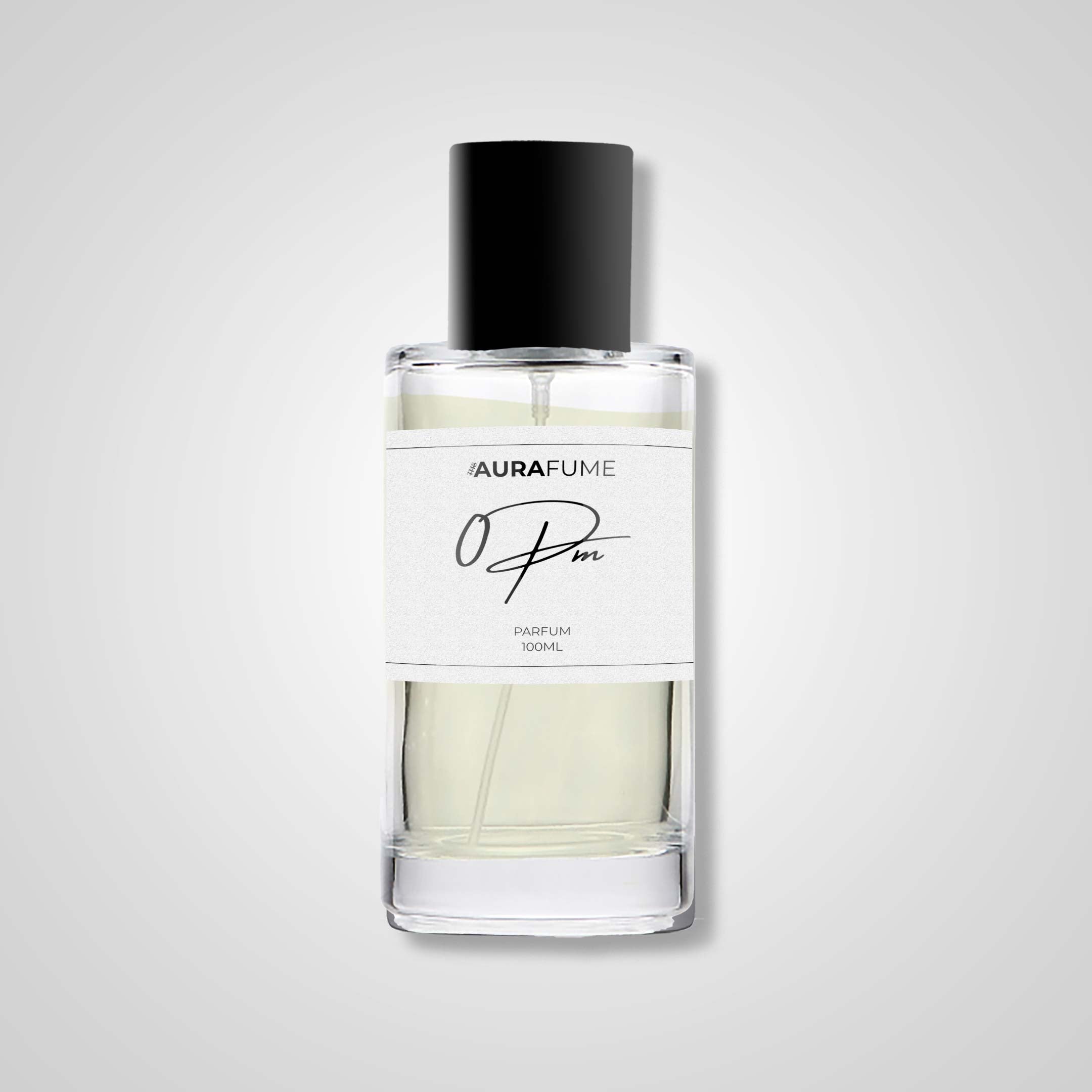 The Aurafume 0pm also pronounce as Opium or Zero PM, Parfum 100ML bottle.