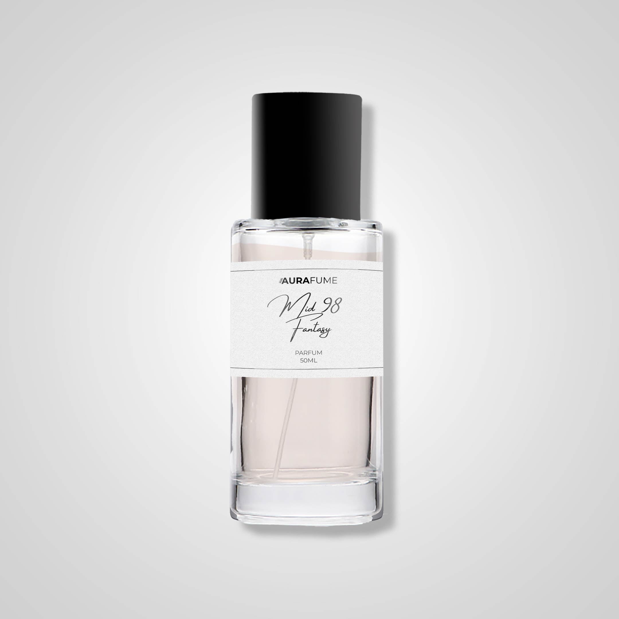 The Aurafume Mid 98 Fantasy also pronounce as Midnight Fantasy, Parfum 50ML bottle.